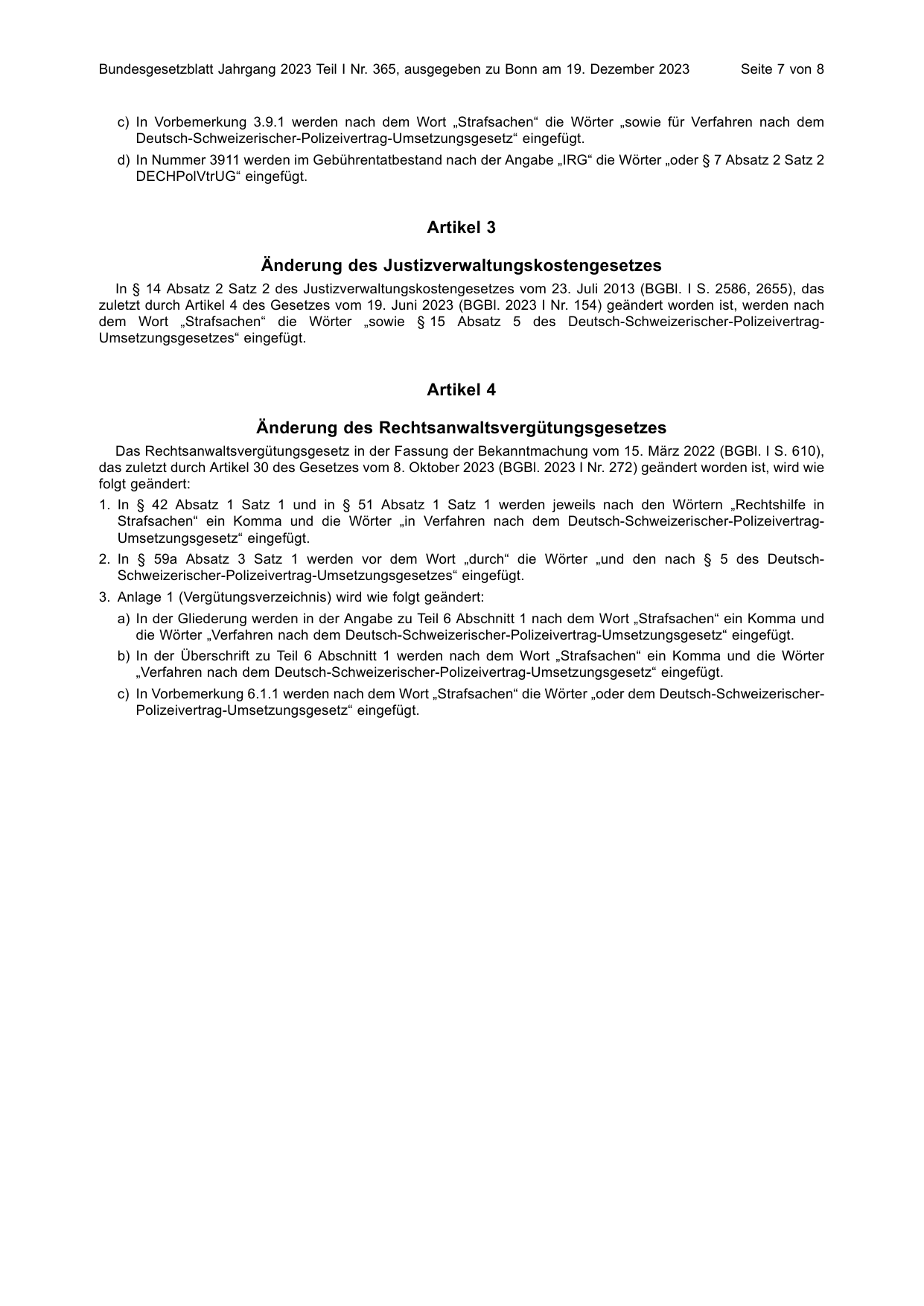 BGBl. 2023, Seite 7 — Originalseite als Abbildung