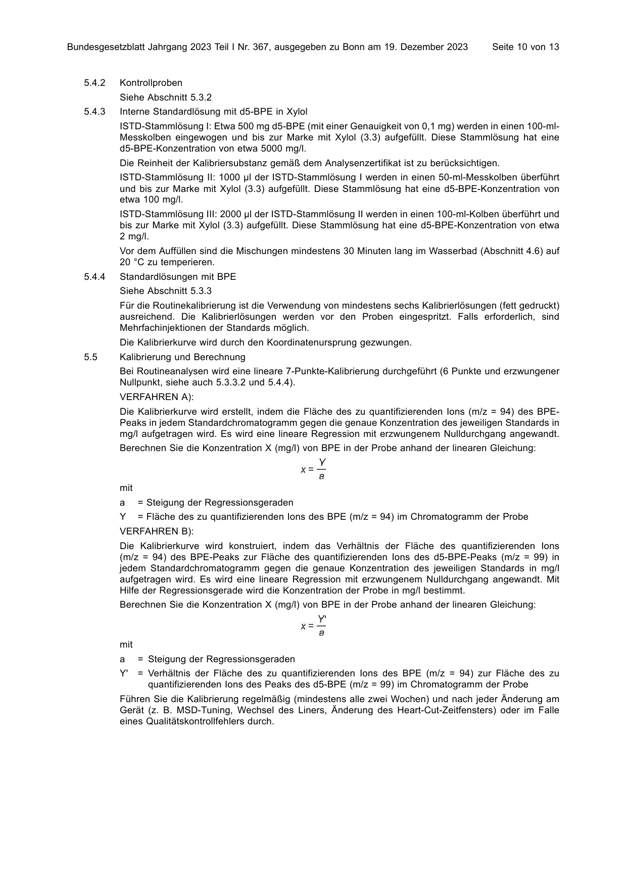 BGBl. 2023, Seite 10 — Originalseite als Abbildung