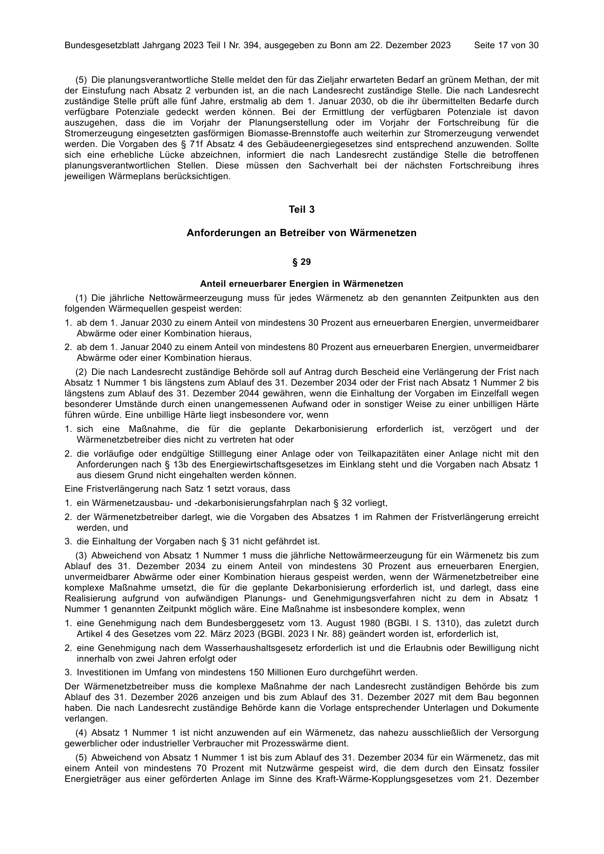 BGBl. 2023, Seite 17 — Originalseite als Abbildung
