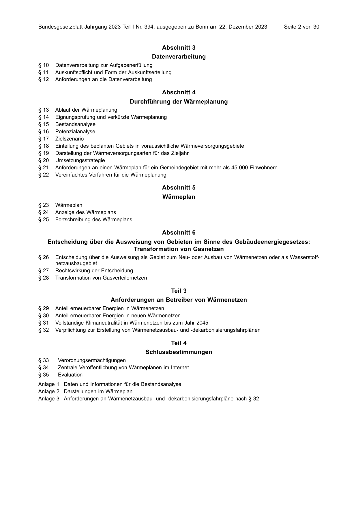 BGBl. 2023, Seite 2 — Originalseite als Abbildung