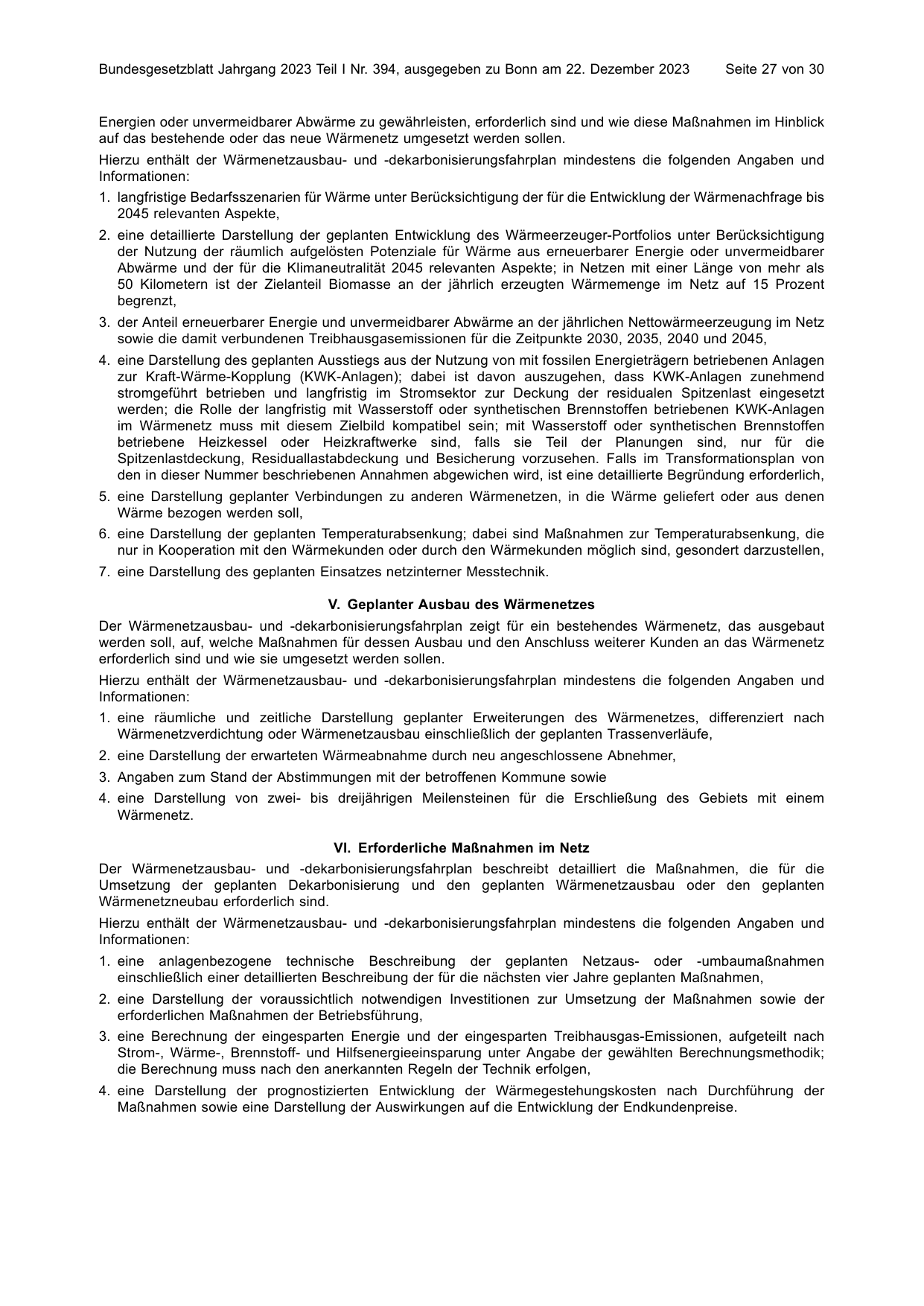 BGBl. 2023, Seite 27 — Originalseite als Abbildung