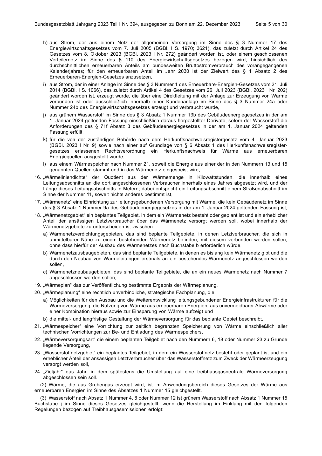 BGBl. 2023, Seite 5 — Originalseite als Abbildung