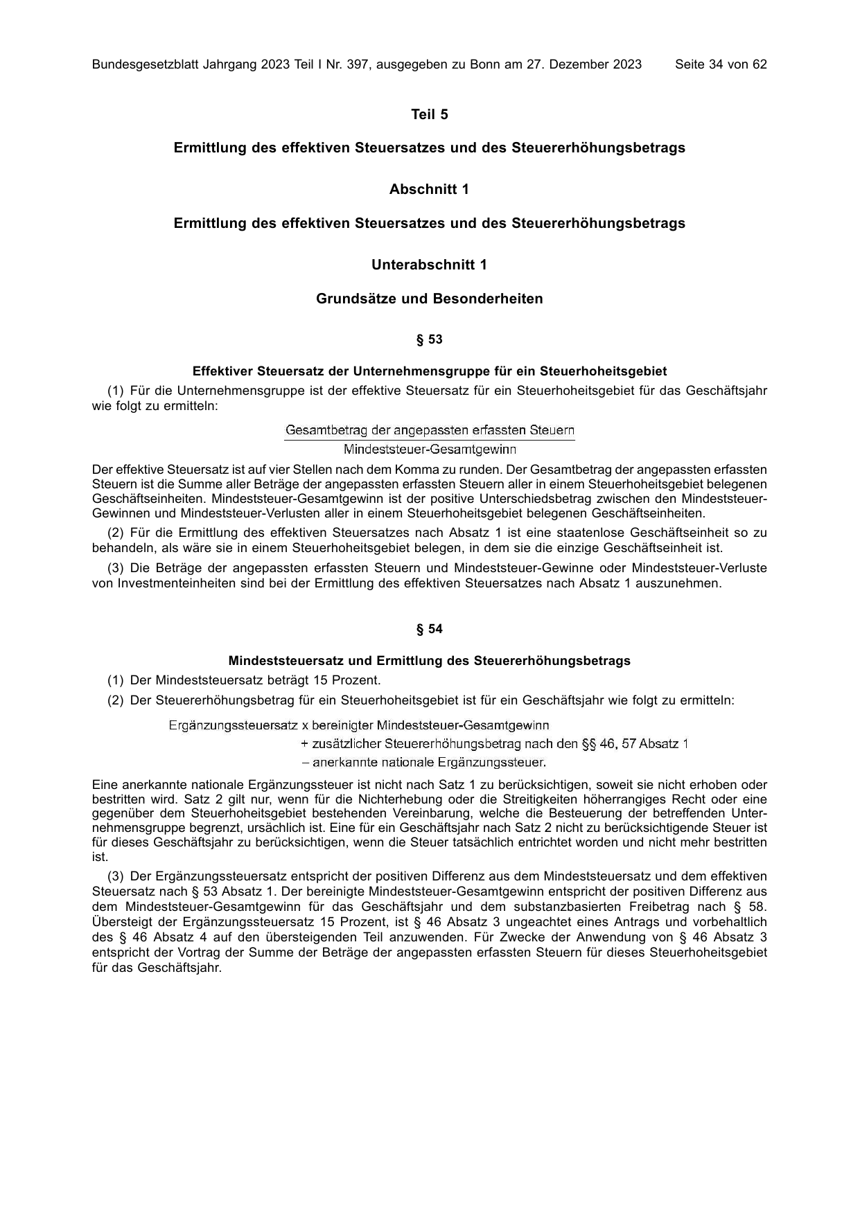 BGBl. 2023, Seite 34 — Originalseite als Abbildung
