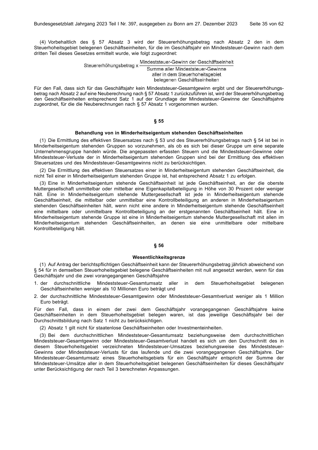 BGBl. 2023, Seite 35 — Originalseite als Abbildung