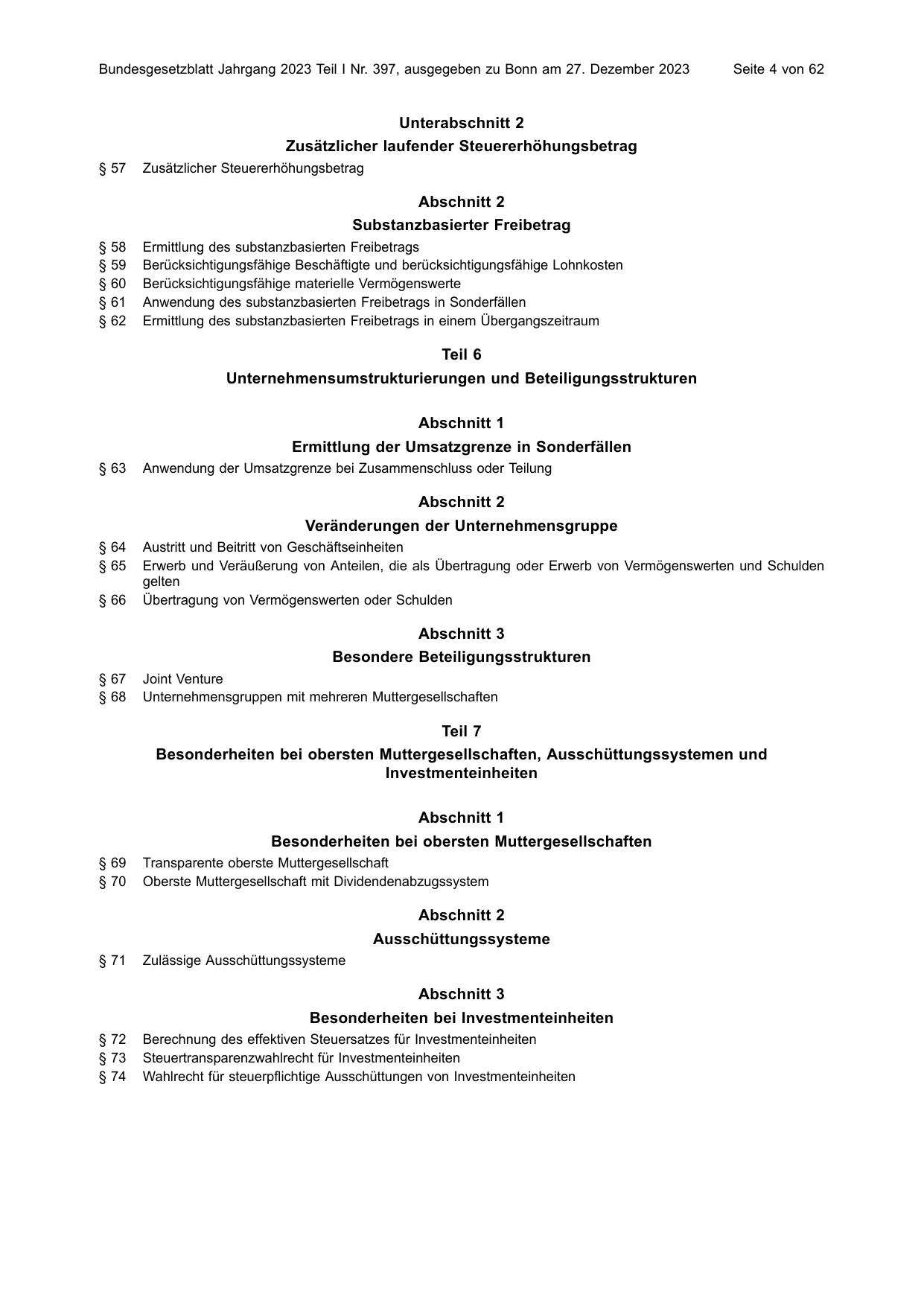 BGBl. 2023, Seite 4 — Originalseite als Abbildung