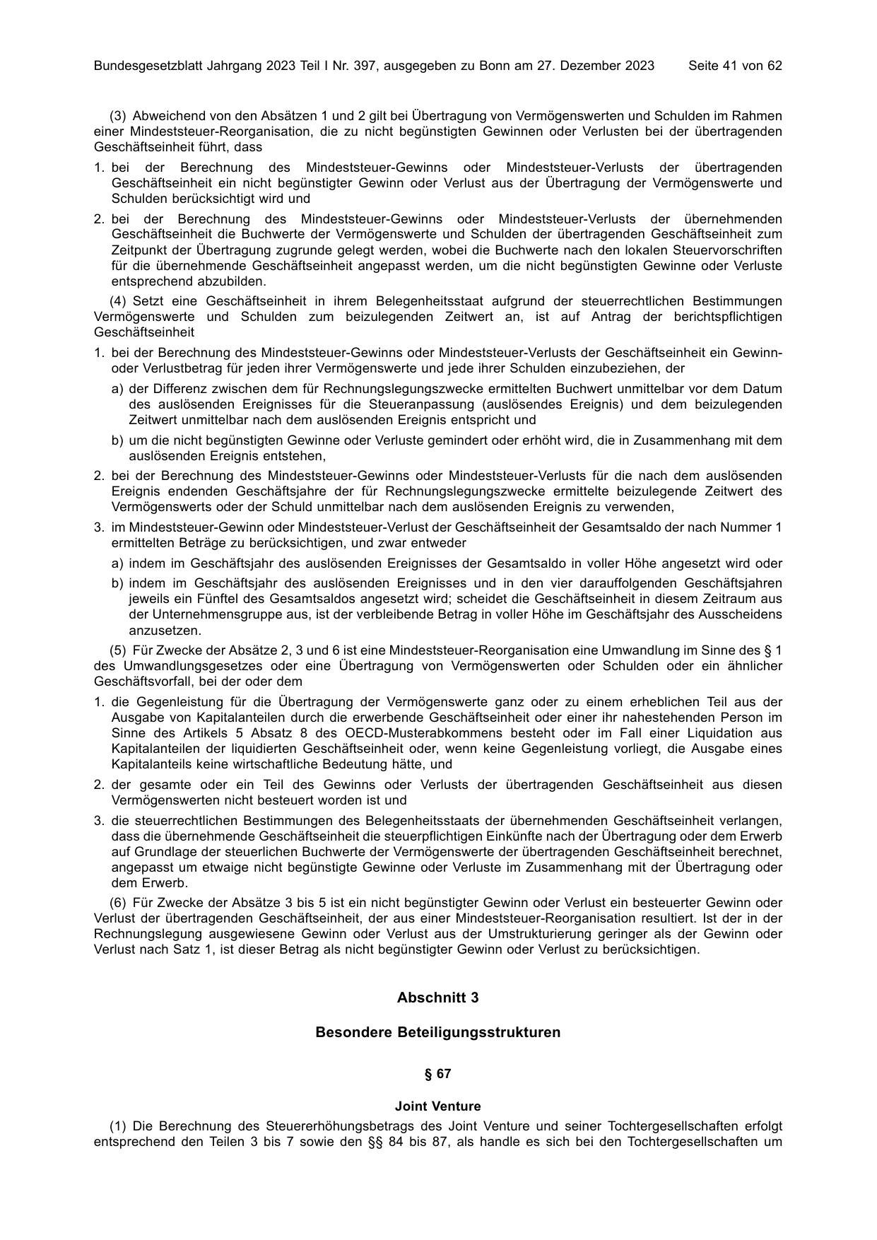 BGBl. 2023, Seite 41 — Originalseite als Abbildung