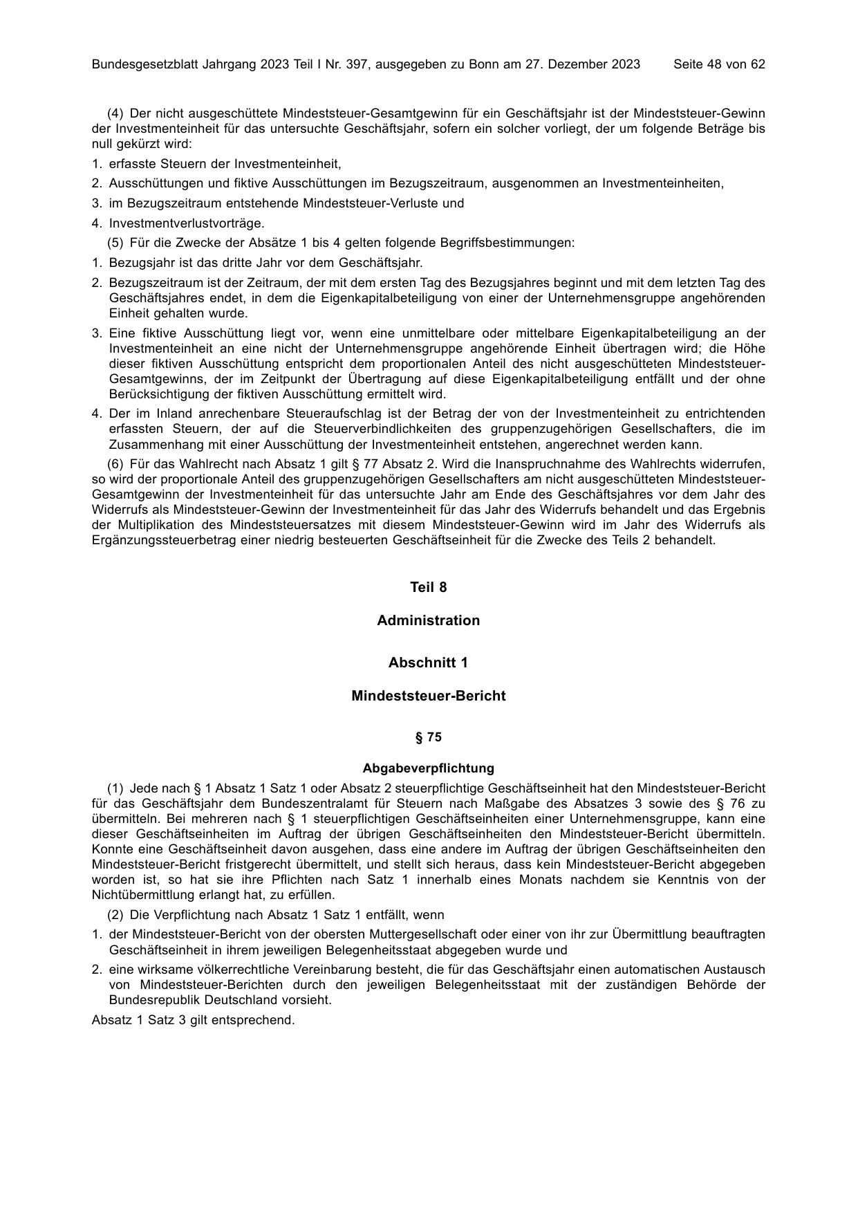 BGBl. 2023, Seite 48 — Originalseite als Abbildung