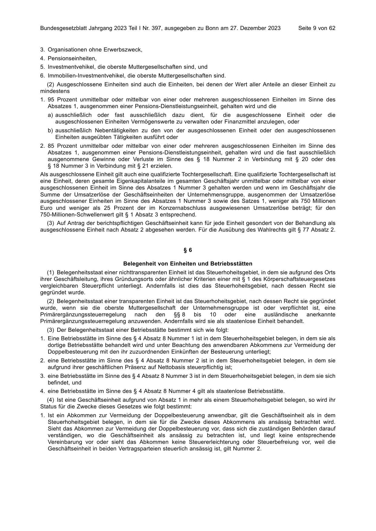 BGBl. 2023, Seite 9 — Originalseite als Abbildung