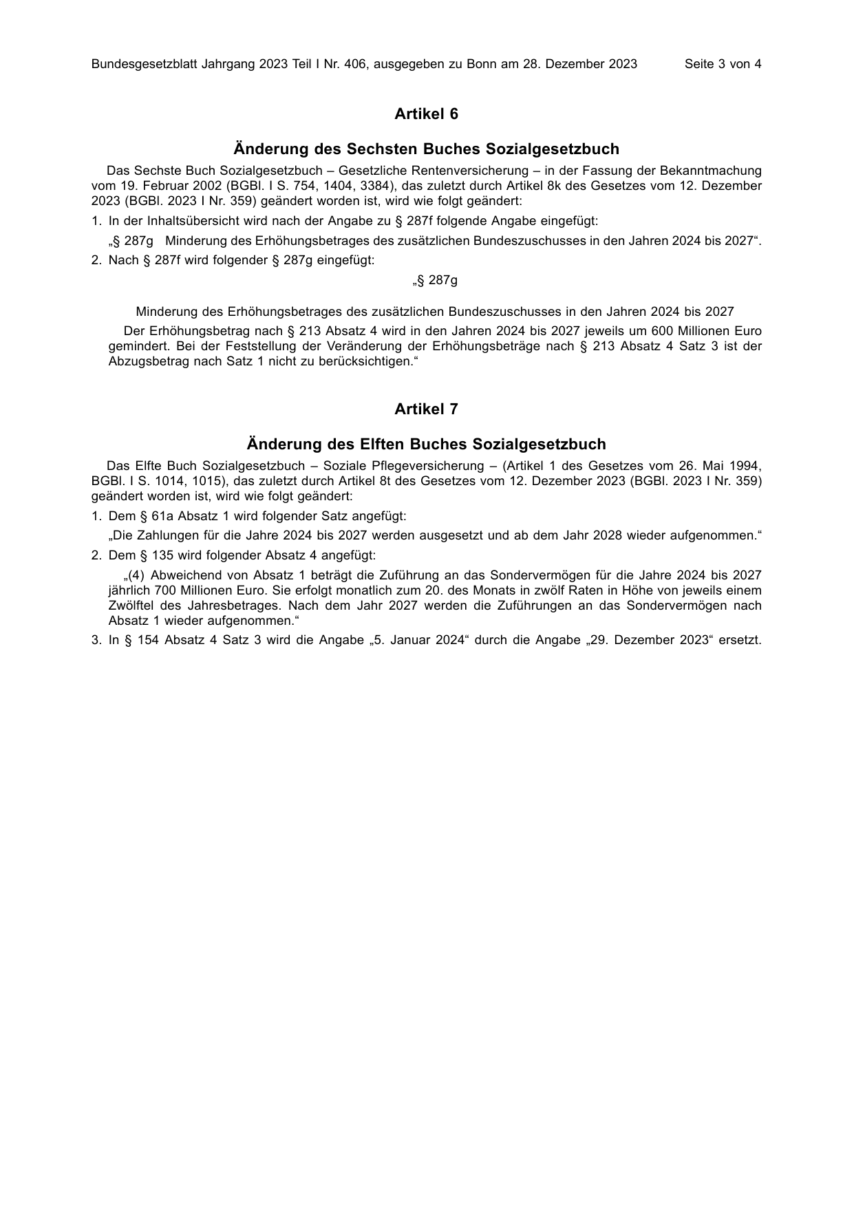 BGBl. 2023, Seite 3 — Originalseite als Abbildung