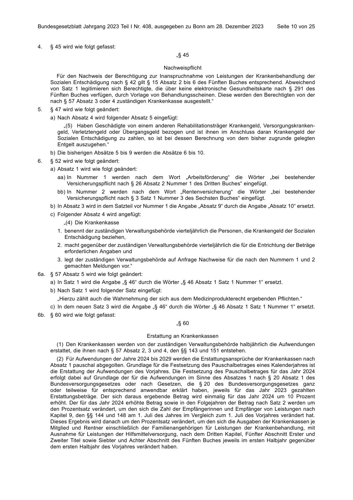 BGBl. 2023, Seite 10 — Originalseite als Abbildung
