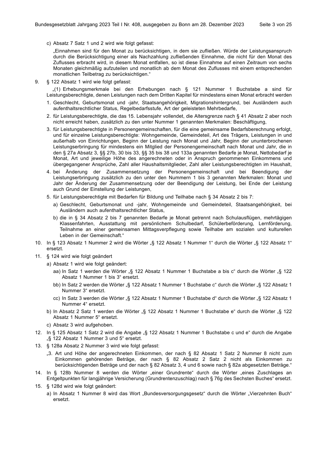 BGBl. 2023, Seite 3 — Originalseite als Abbildung