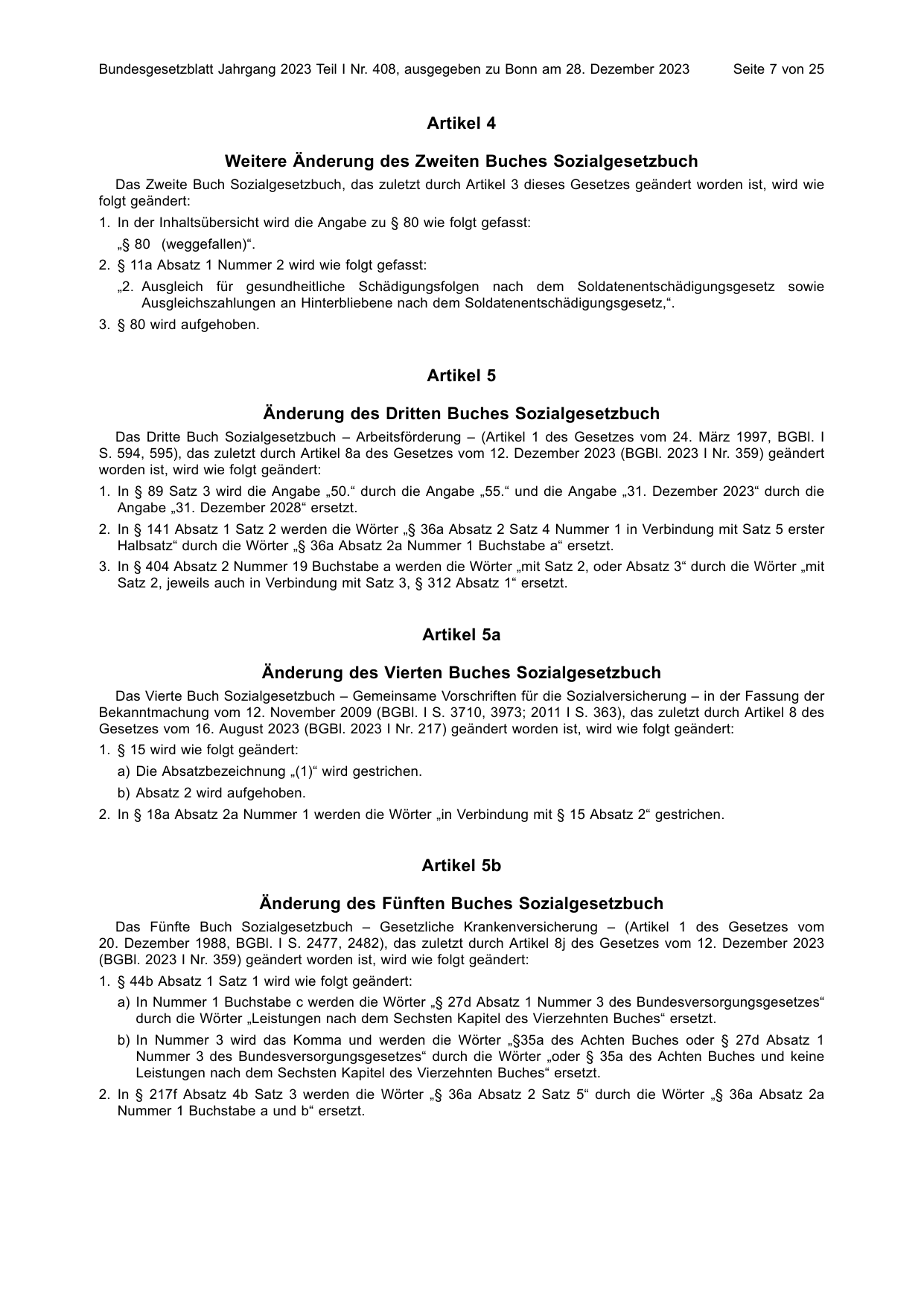 BGBl. 2023, Seite 7 — Originalseite als Abbildung