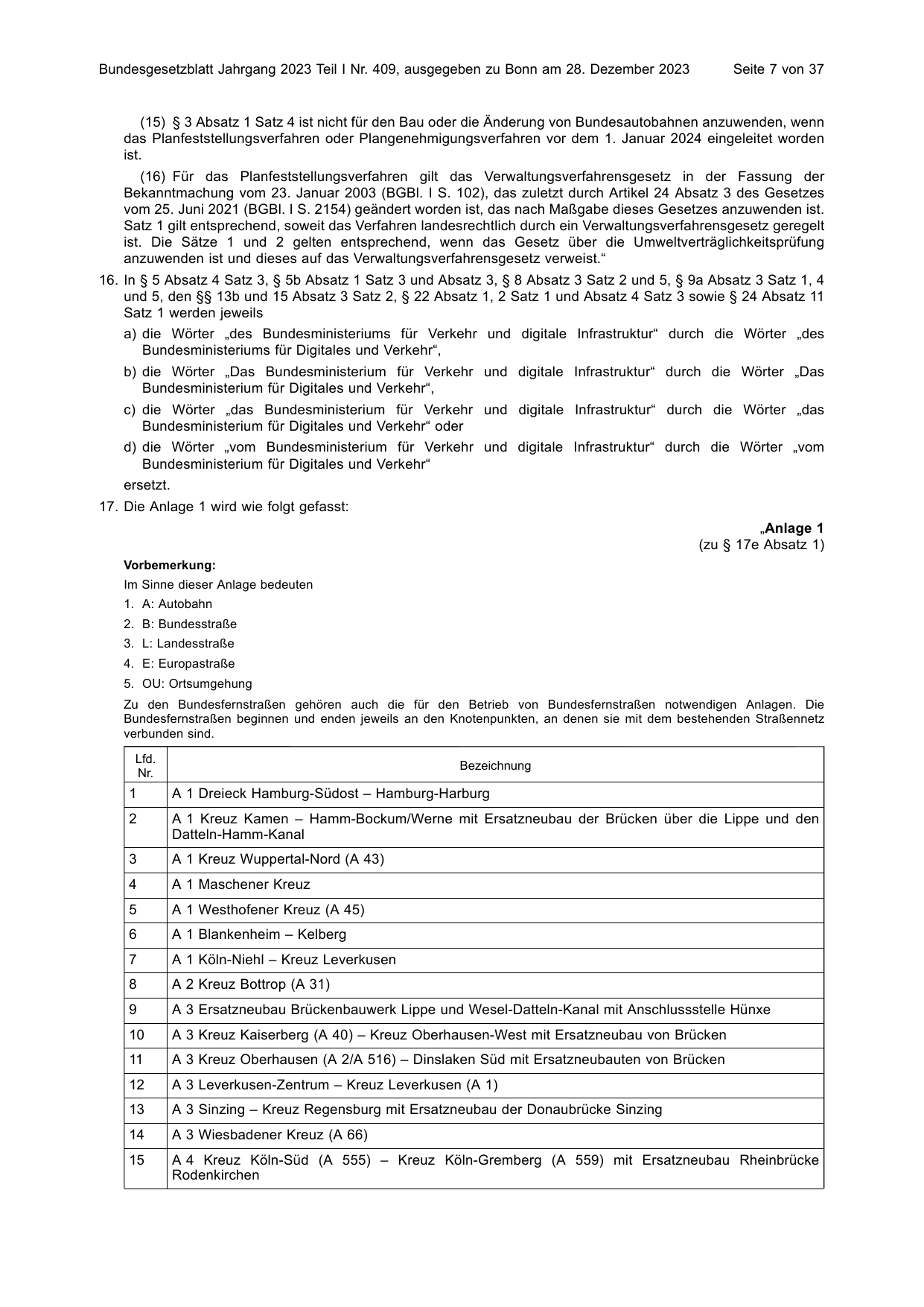 BGBl. 2023, Seite 7 — Originalseite als Abbildung
