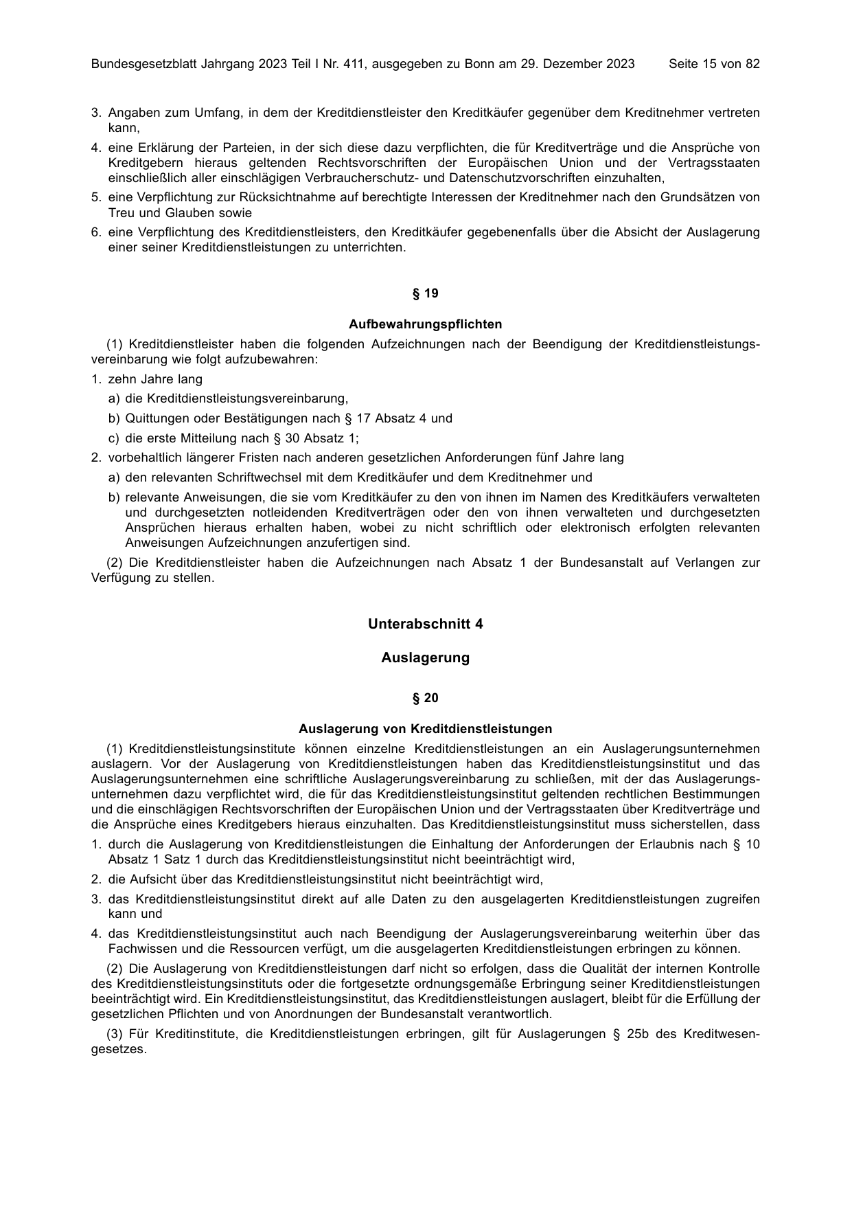 BGBl. 2023, Seite 15 — Originalseite als Abbildung