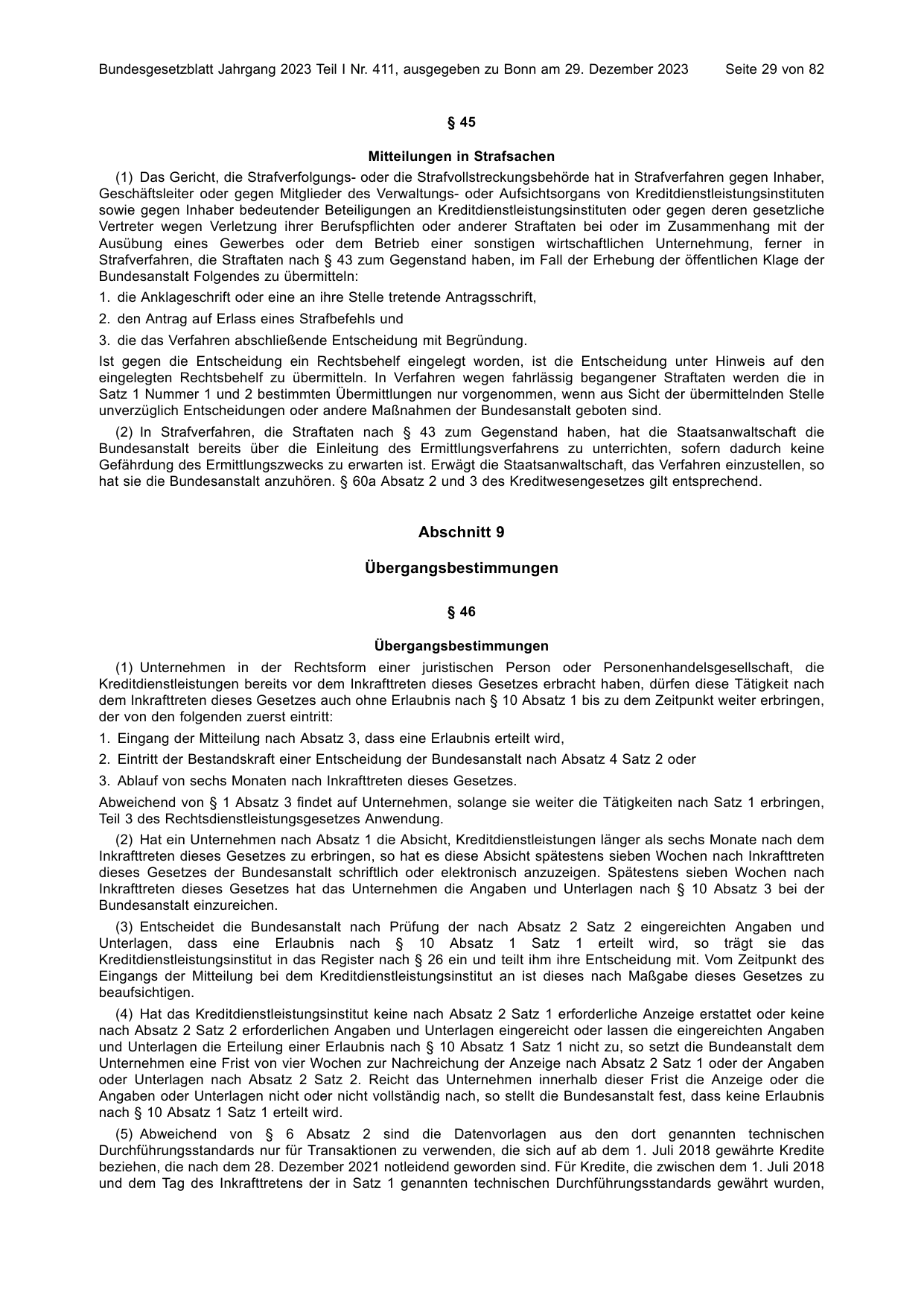 BGBl. 2023, Seite 29 — Originalseite als Abbildung