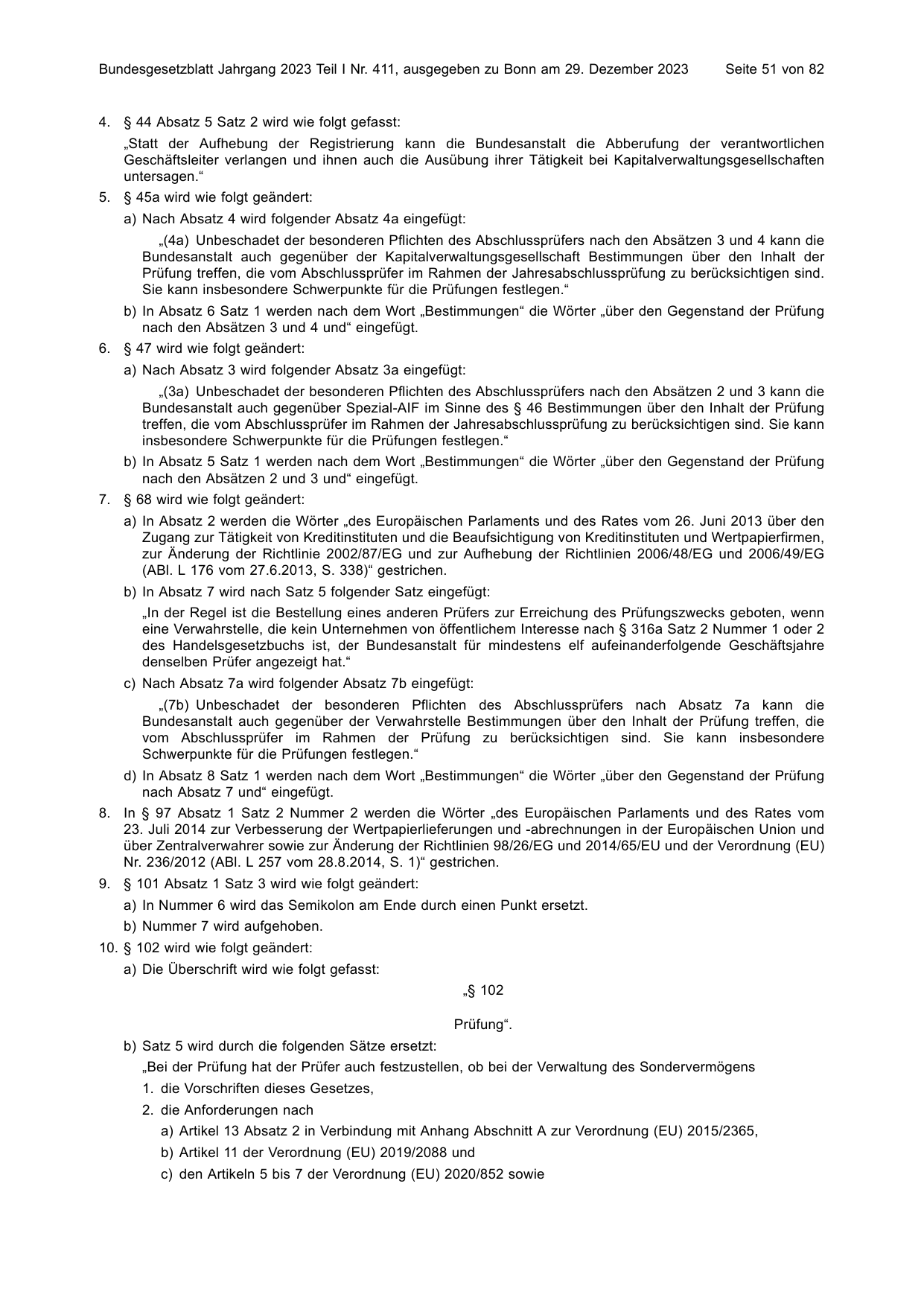 BGBl. 2023, Seite 51 — Originalseite als Abbildung