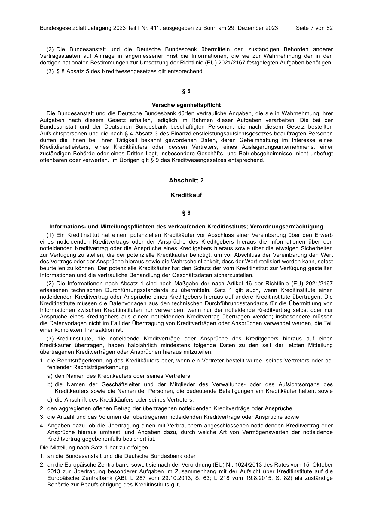 BGBl. 2023, Seite 7 — Originalseite als Abbildung