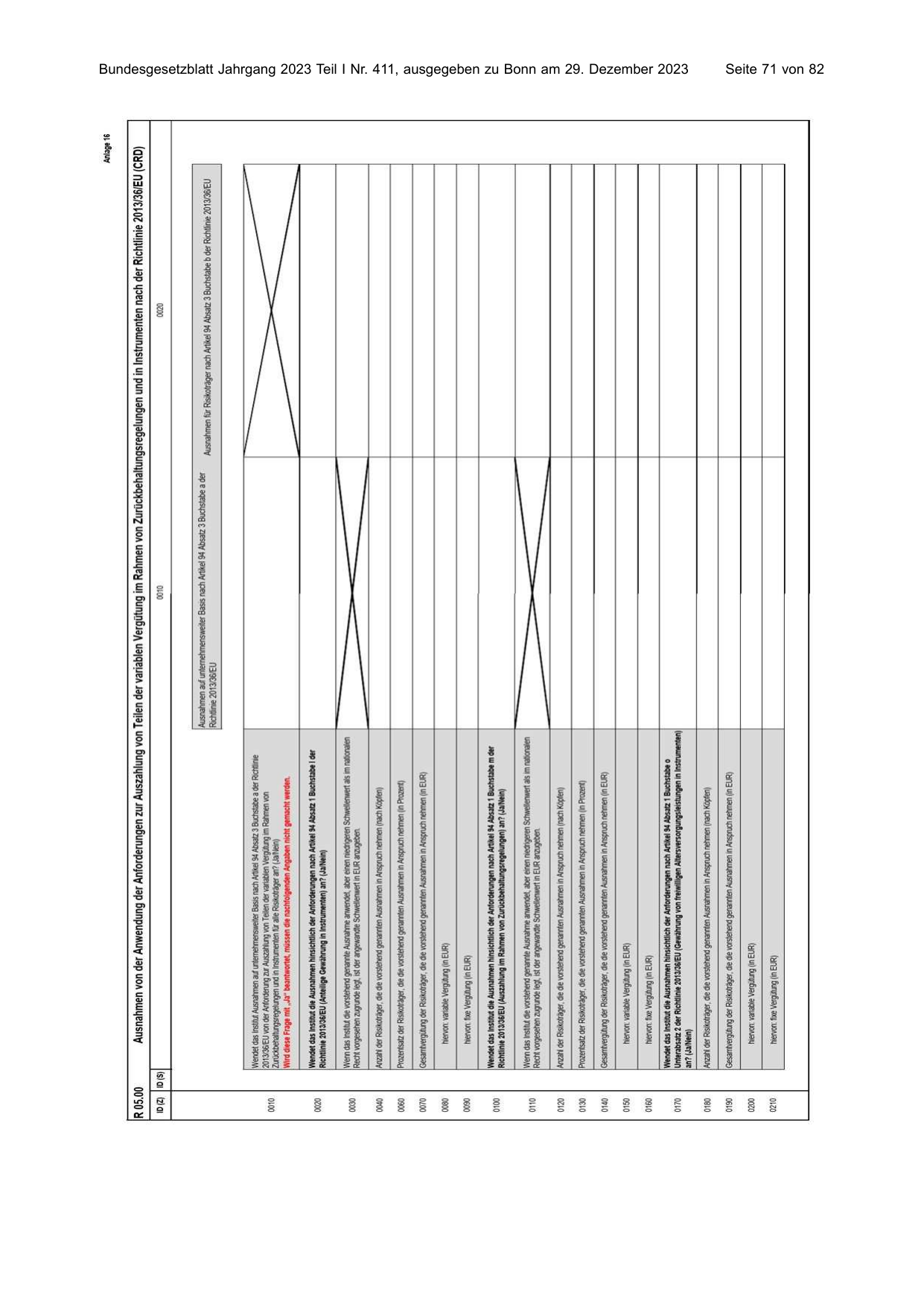 BGBl. 2023, Seite 71 — Originalseite als Abbildung