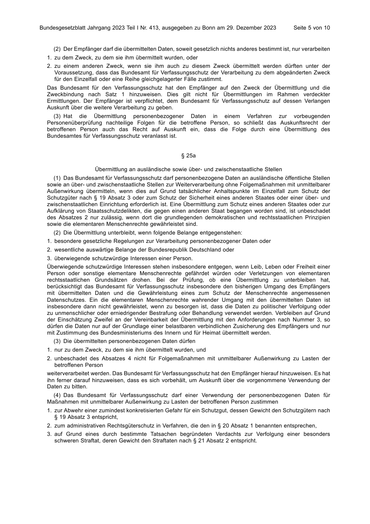 BGBl. 2023, Seite 5 — Originalseite als Abbildung
