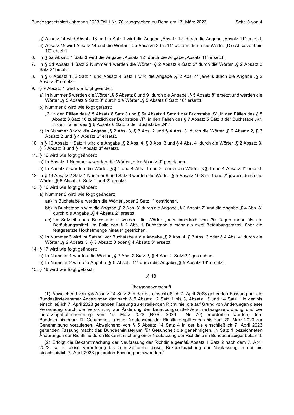 BGBl. 2023, Seite 3 — Originalseite als Abbildung