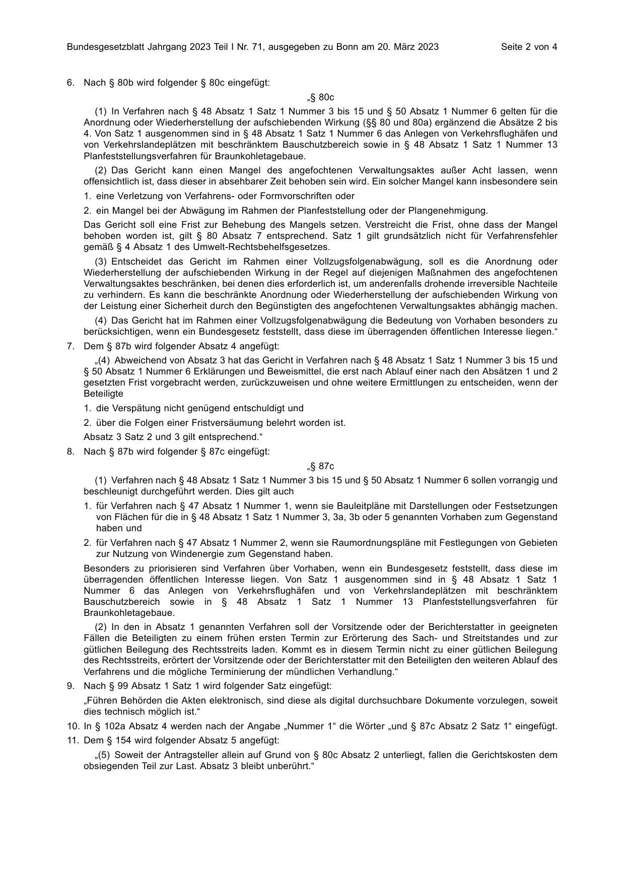 BGBl. 2023, Seite 2 — Originalseite als Abbildung