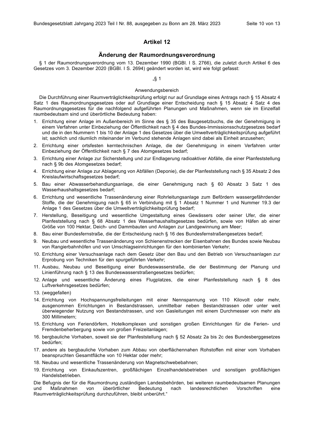 BGBl. 2023, Seite 10 — Originalseite als Abbildung