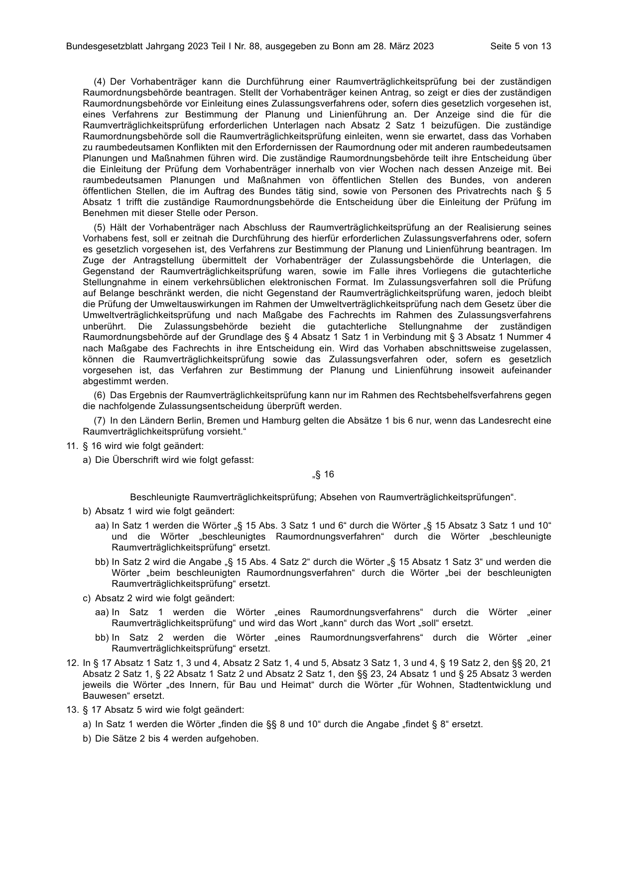 BGBl. 2023, Seite 5 — Originalseite als Abbildung