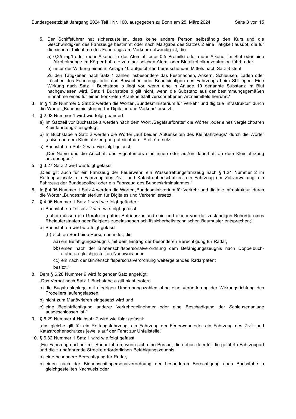 BGBl. 2024, Seite 3 — Originalseite als Abbildung
