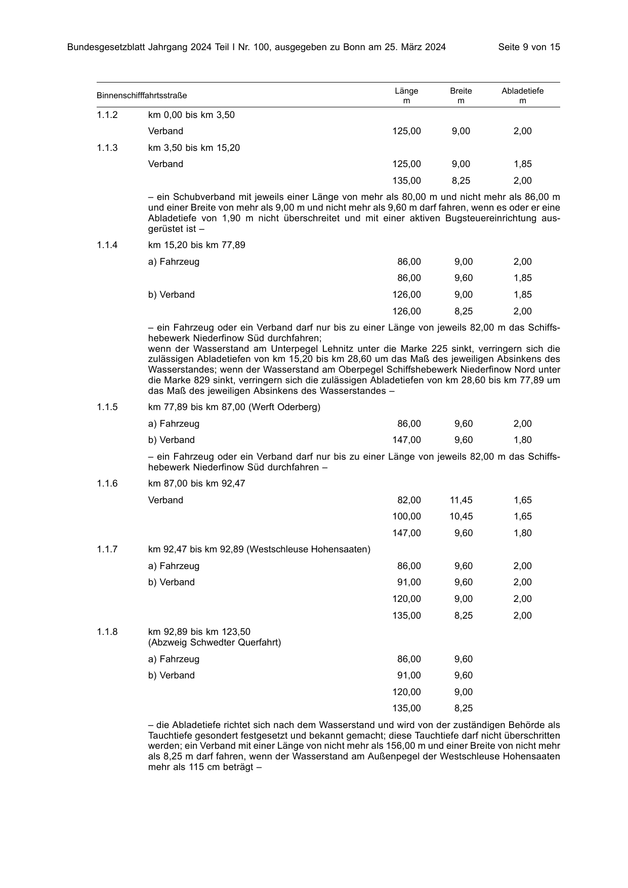 BGBl. 2024, Seite 9 — Originalseite als Abbildung