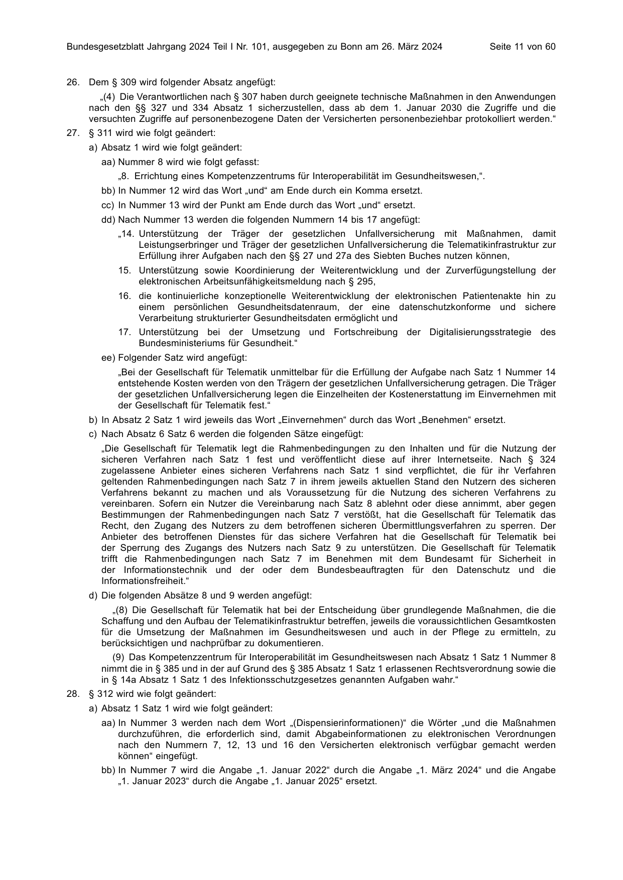 BGBl. 2024, Seite 11 — Originalseite als Abbildung