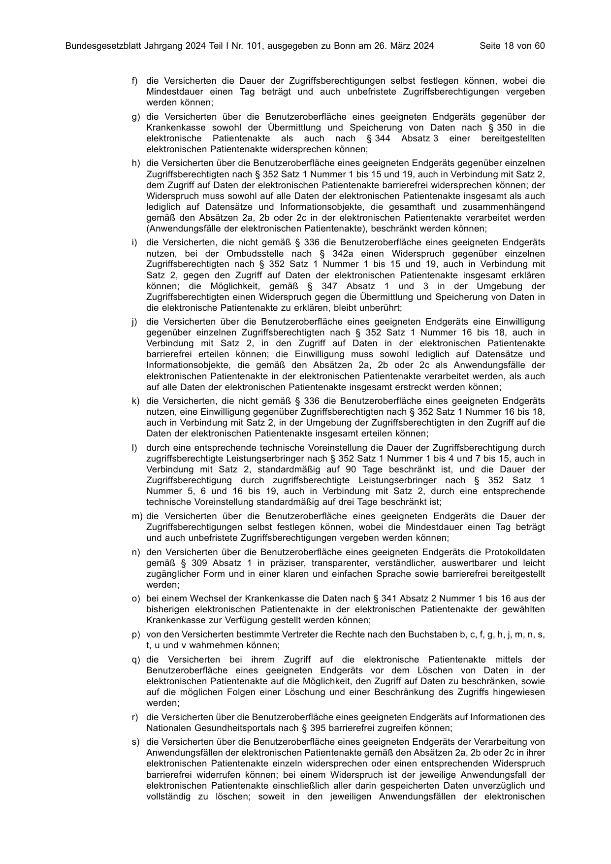 BGBl. 2024, Seite 18 — Originalseite als Abbildung