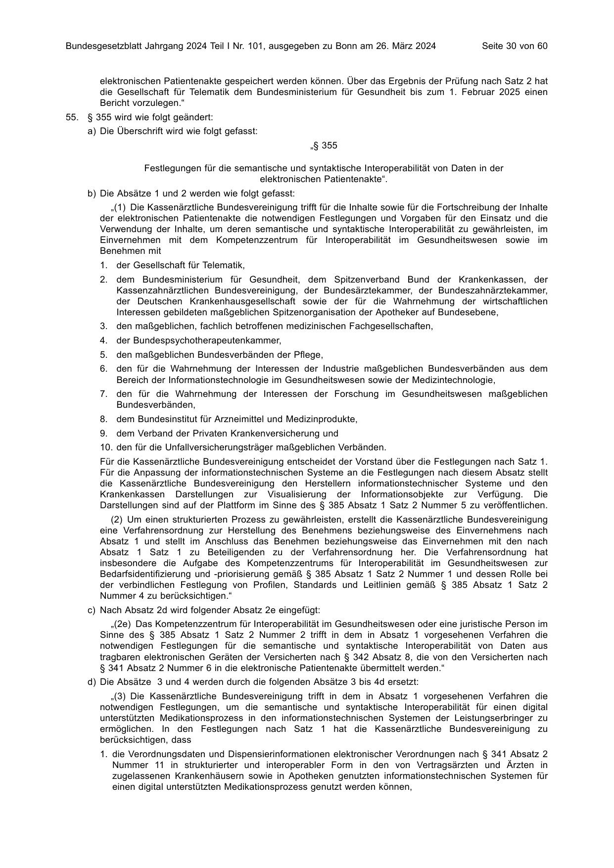BGBl. 2024, Seite 30 — Originalseite als Abbildung
