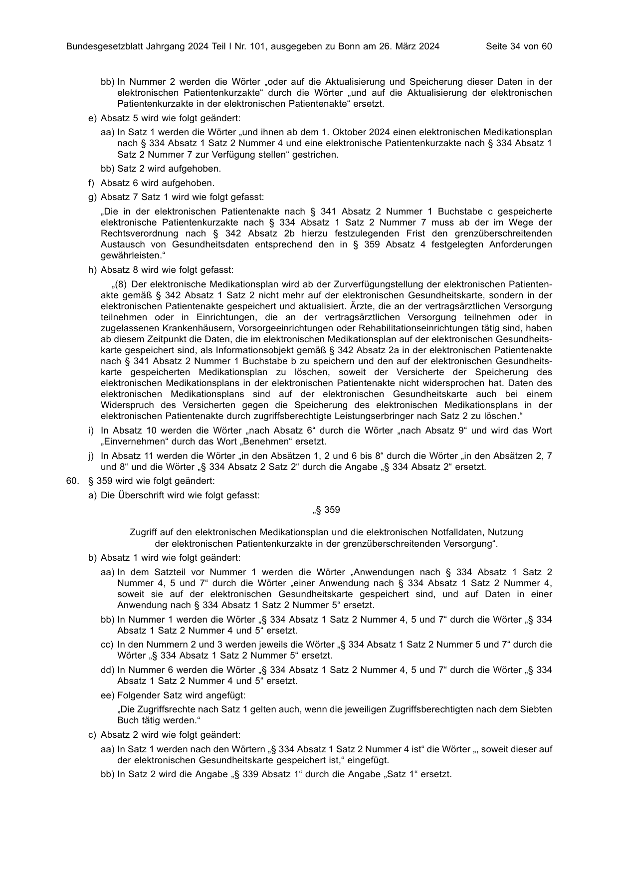 BGBl. 2024, Seite 34 — Originalseite als Abbildung