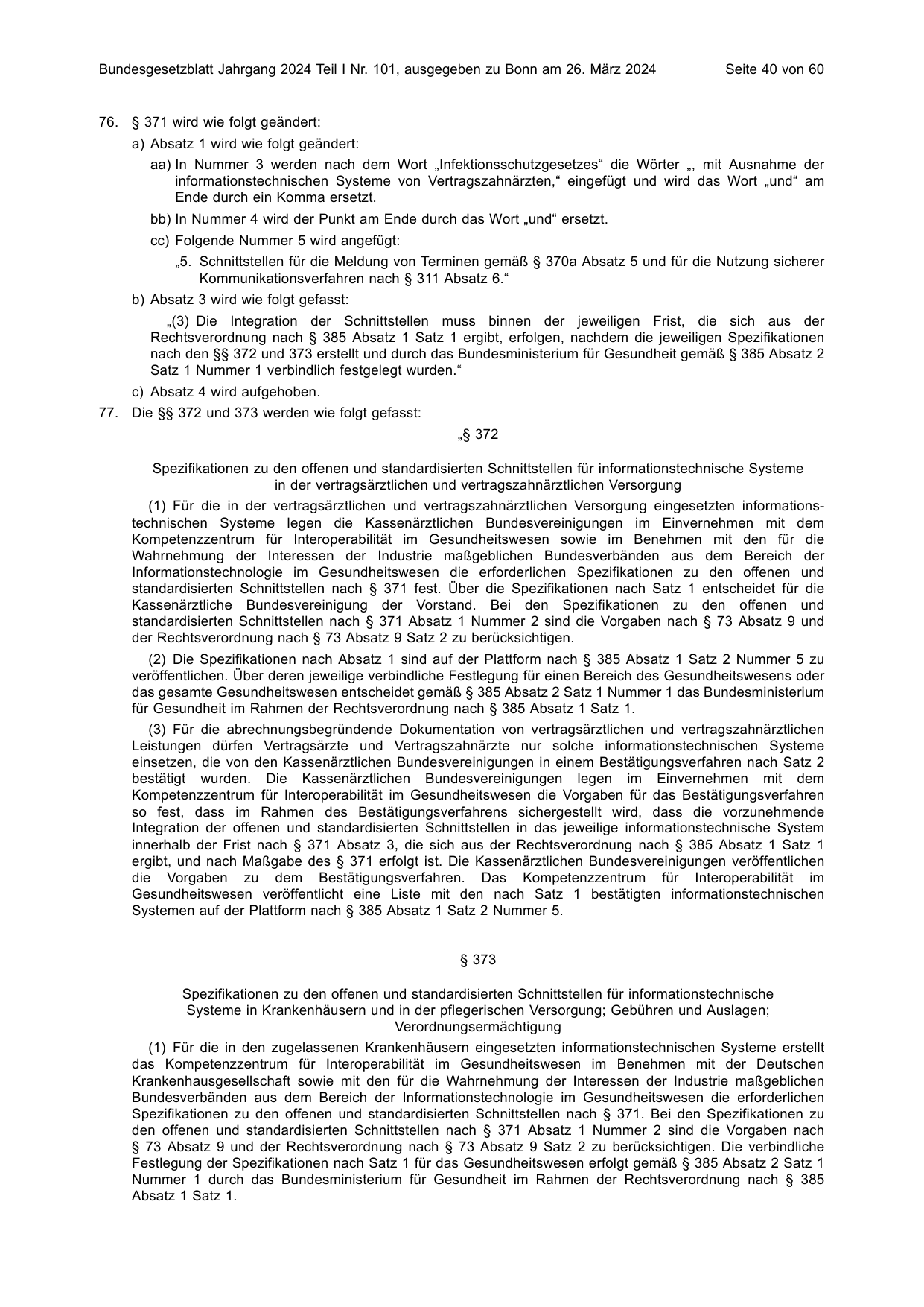 BGBl. 2024, Seite 40 — Originalseite als Abbildung