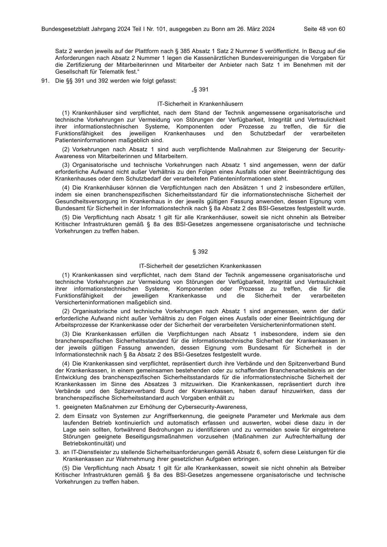 BGBl. 2024, Seite 48 — Originalseite als Abbildung