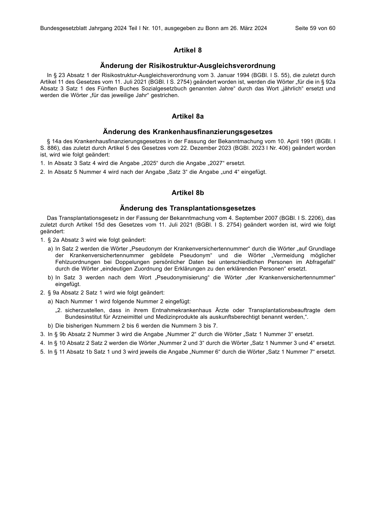 BGBl. 2024, Seite 59 — Originalseite als Abbildung