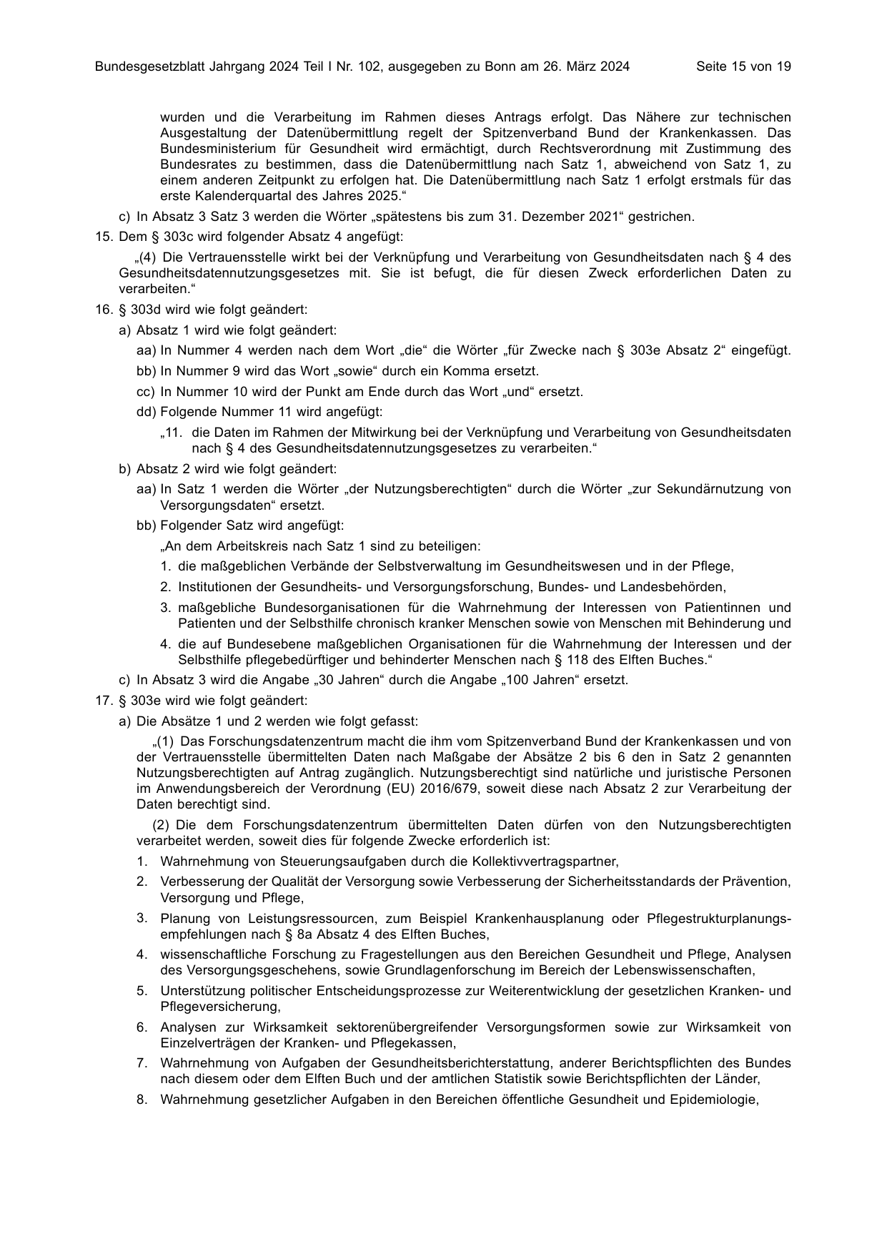 BGBl. 2024, Seite 15 — Originalseite als Abbildung