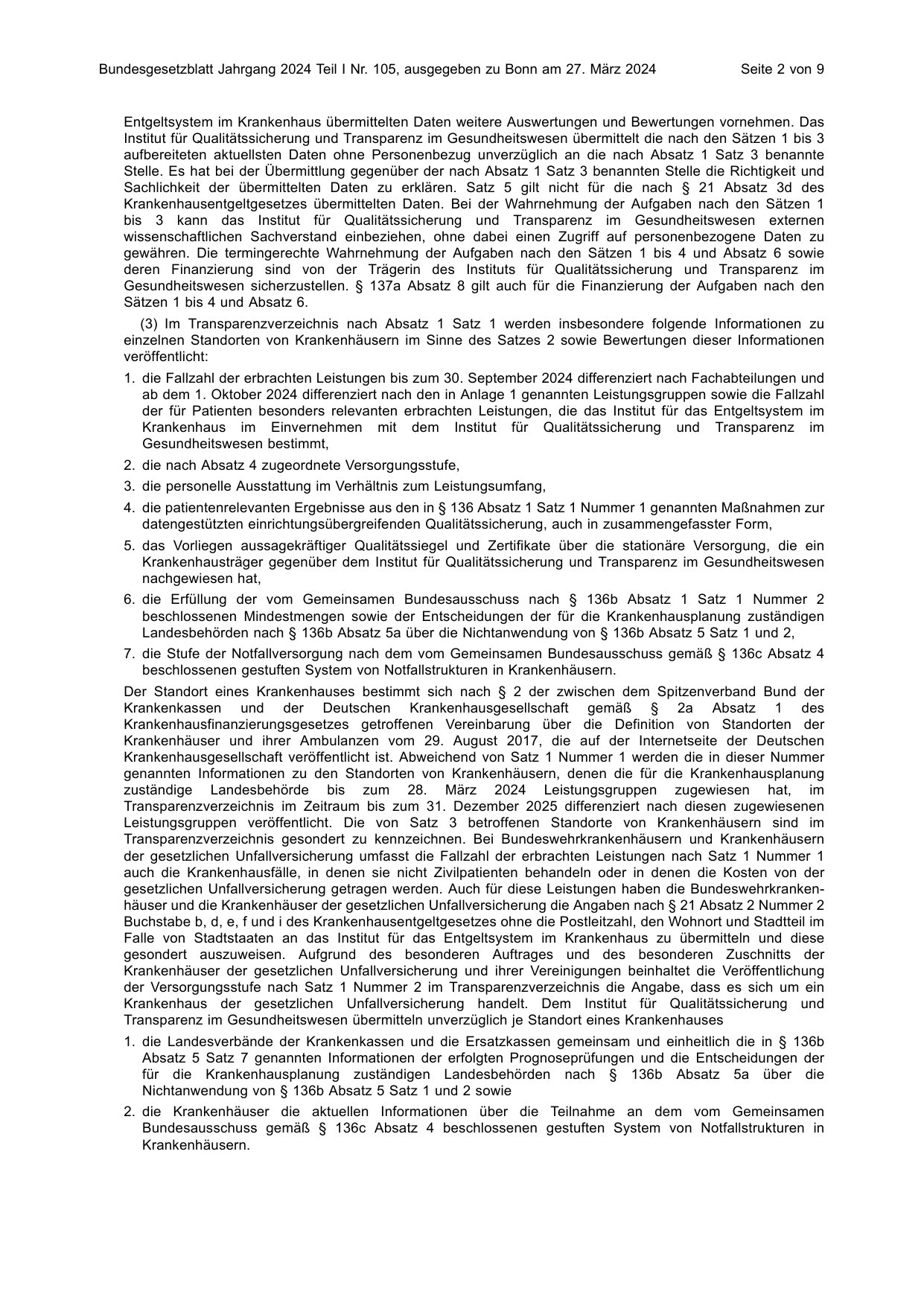 BGBl. 2024, Seite 2 — Originalseite als Abbildung