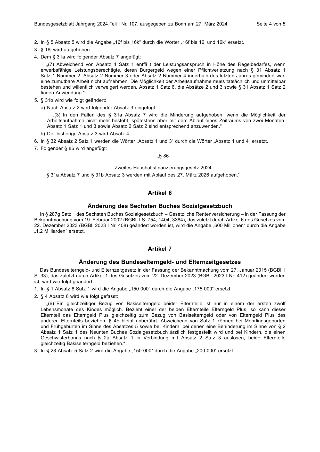 BGBl. 2024, Seite 4 — Originalseite als Abbildung