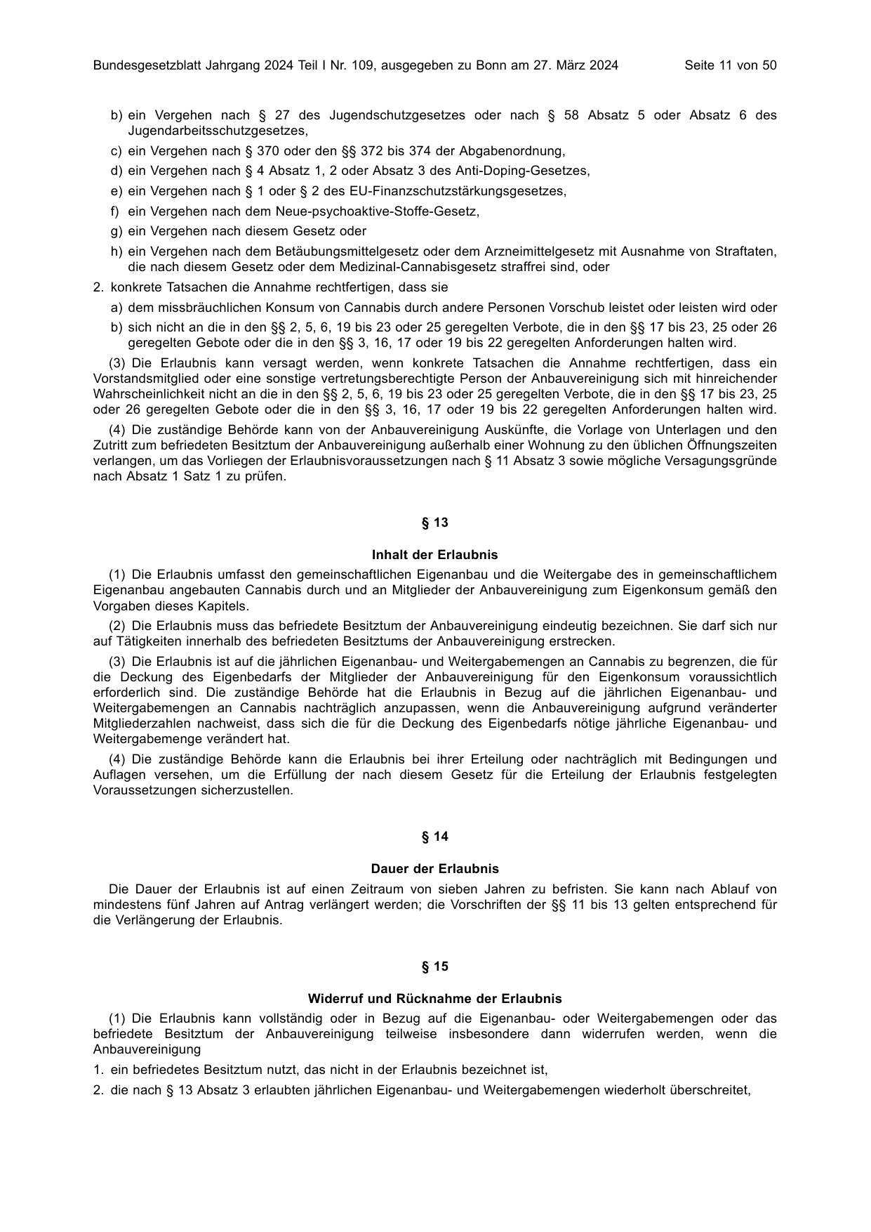 BGBl. 2024, Seite 11 — Originalseite als Abbildung