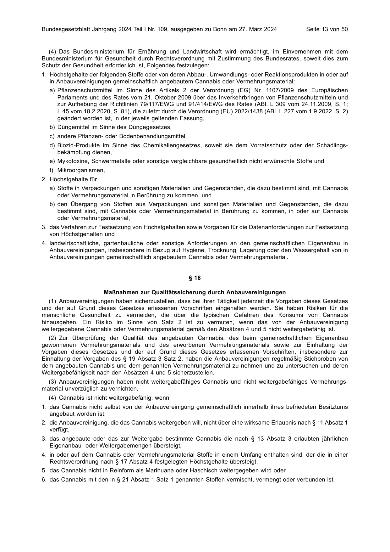 BGBl. 2024, Seite 13 — Originalseite als Abbildung