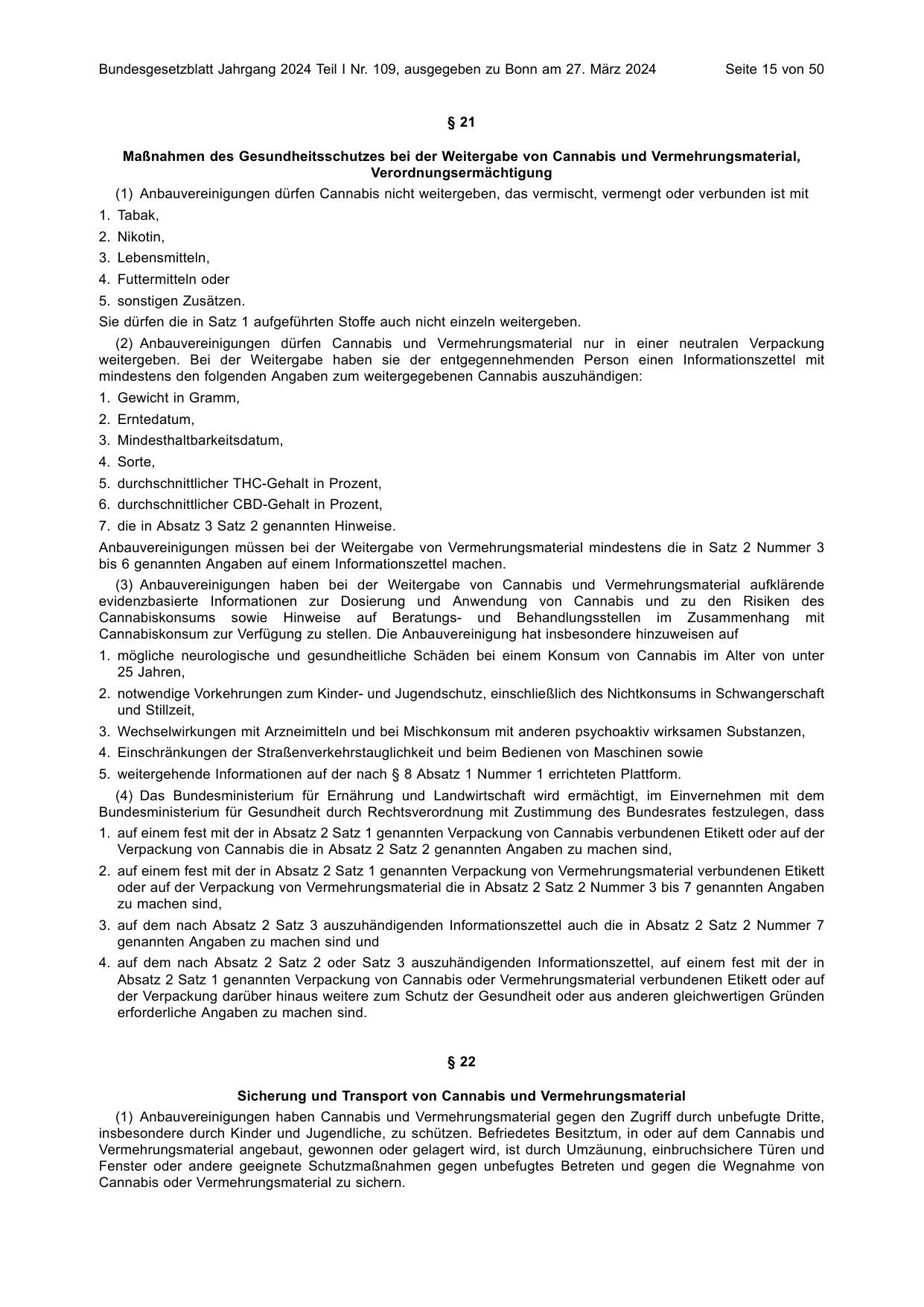 BGBl. 2024, Seite 15 — Originalseite als Abbildung