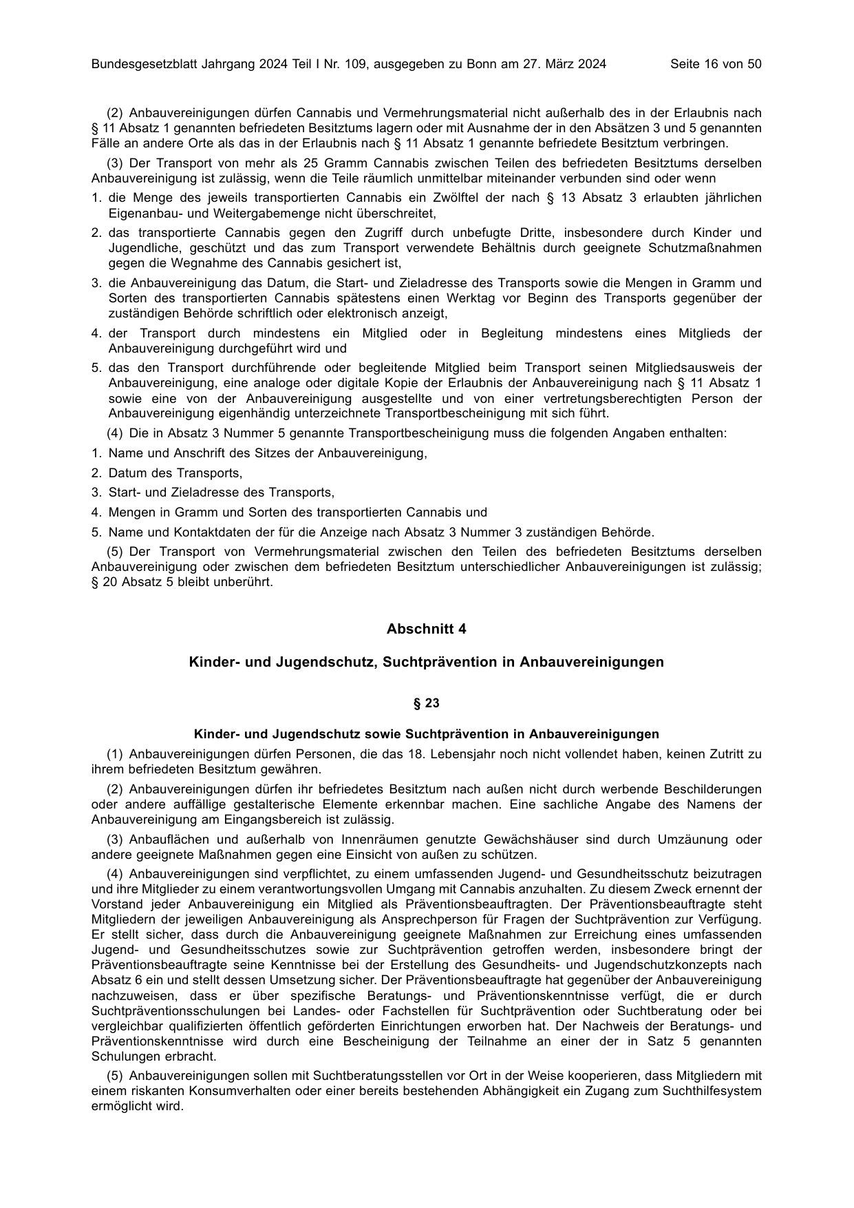 BGBl. 2024, Seite 16 — Originalseite als Abbildung