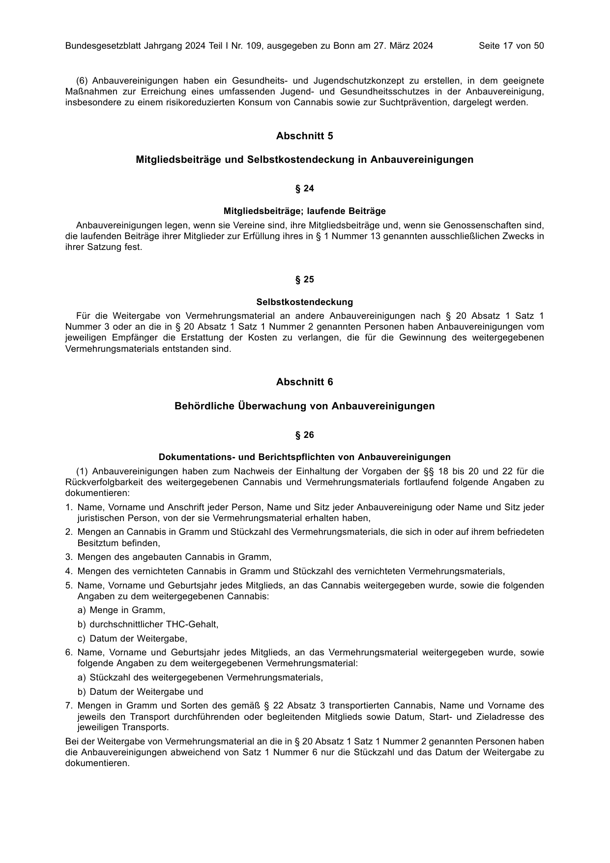 BGBl. 2024, Seite 17 — Originalseite als Abbildung