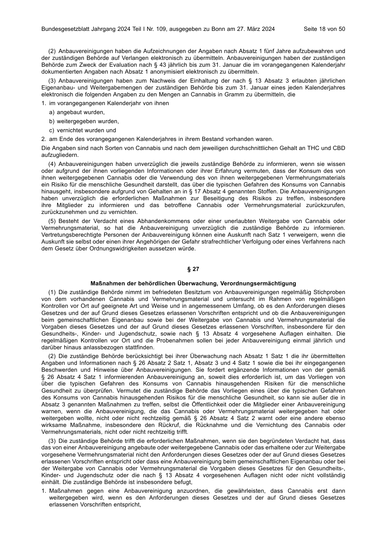 BGBl. 2024, Seite 18 — Originalseite als Abbildung