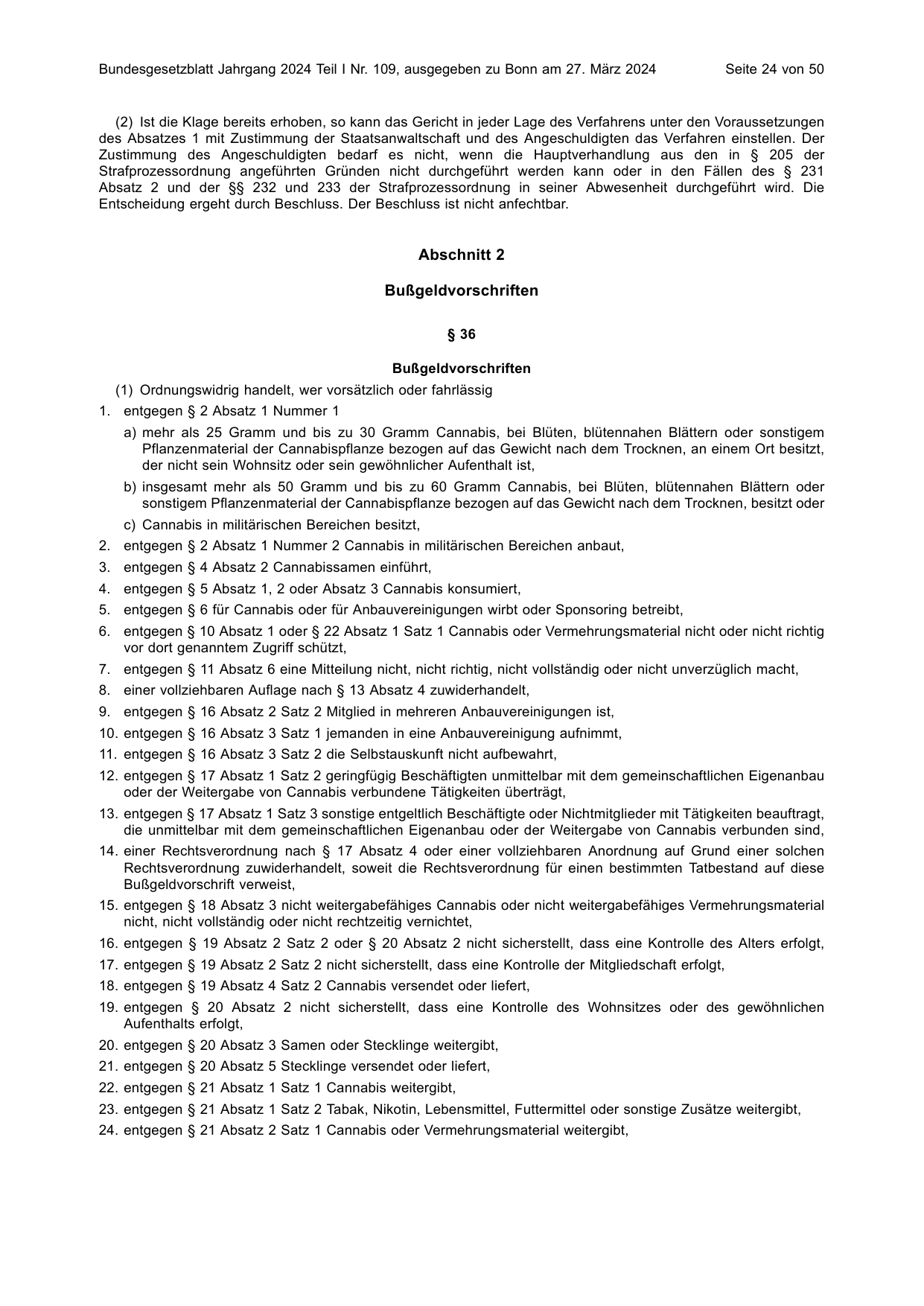BGBl. 2024, Seite 24 — Originalseite als Abbildung