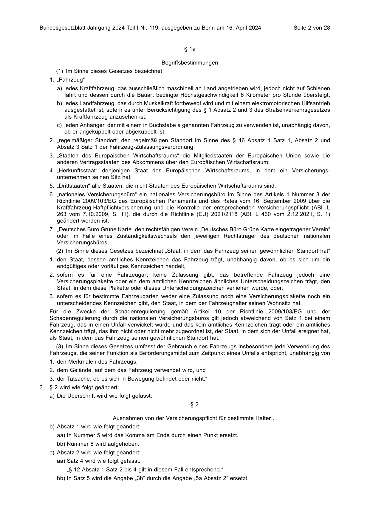 BGBl. 2024, Seite 2 — Originalseite als Abbildung