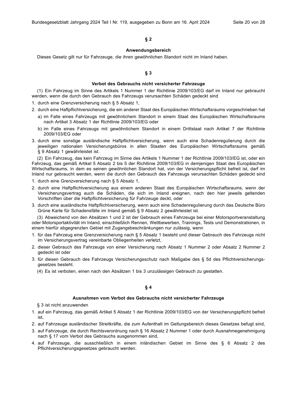 BGBl. 2024, Seite 20 — Originalseite als Abbildung