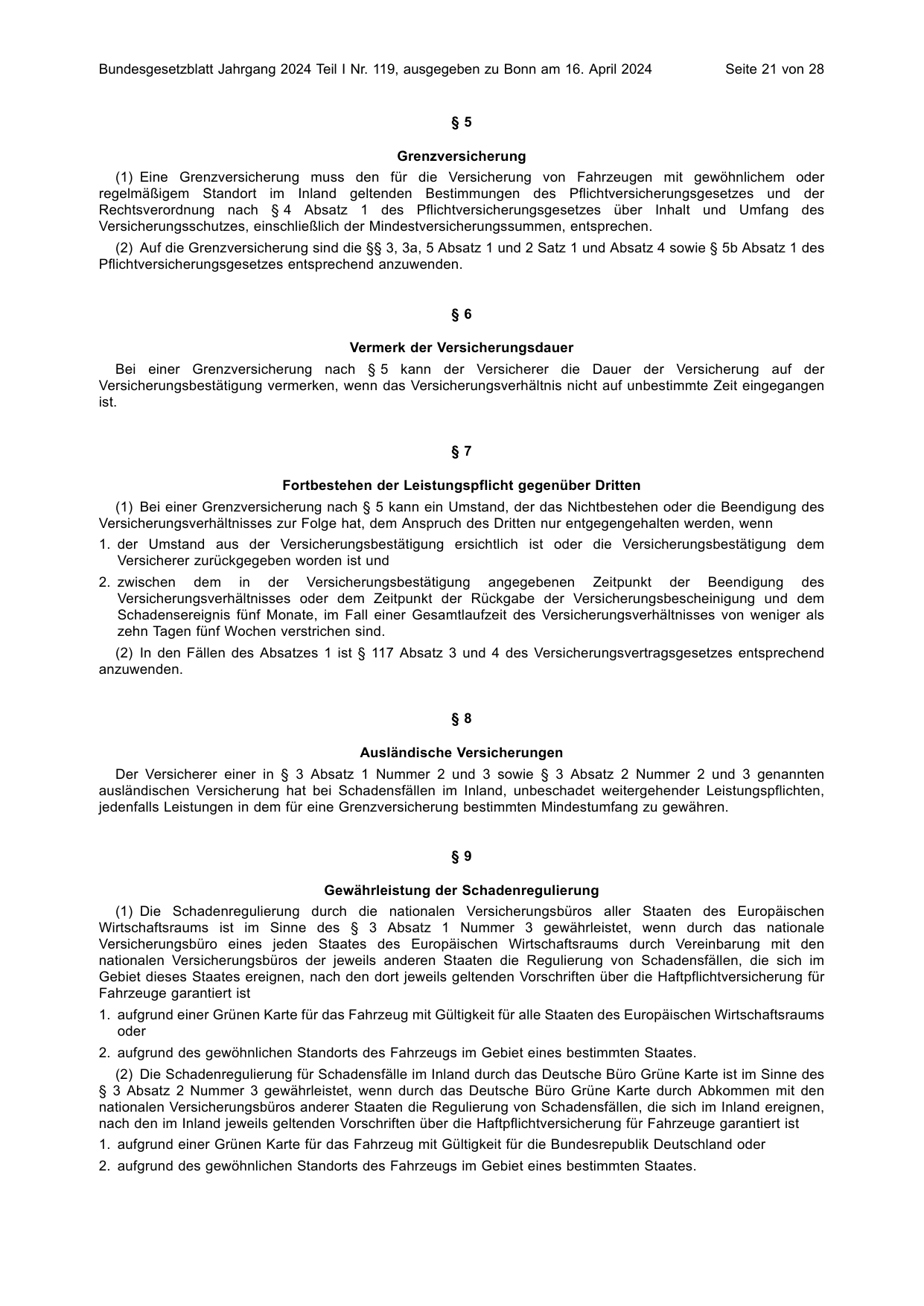 BGBl. 2024, Seite 21 — Originalseite als Abbildung