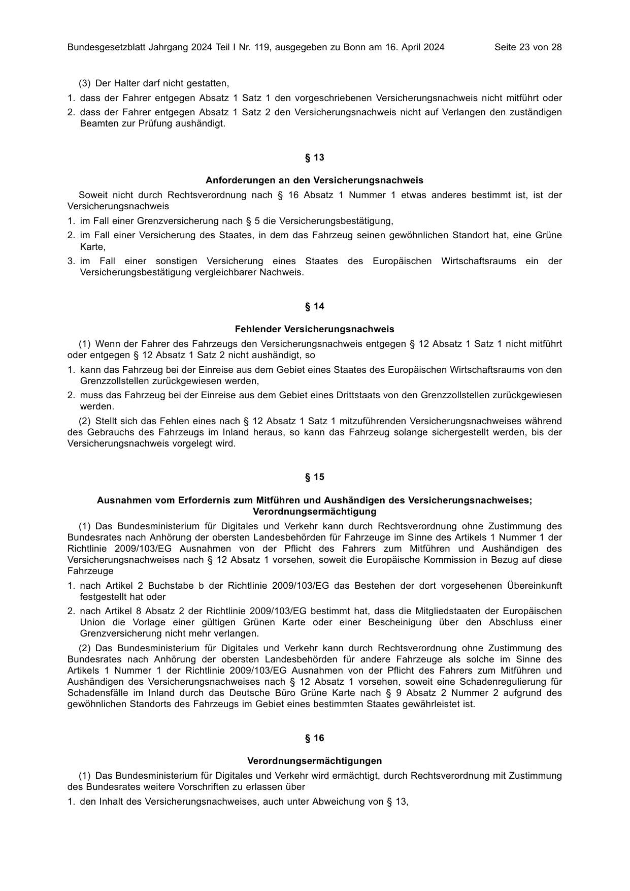 BGBl. 2024, Seite 23 — Originalseite als Abbildung